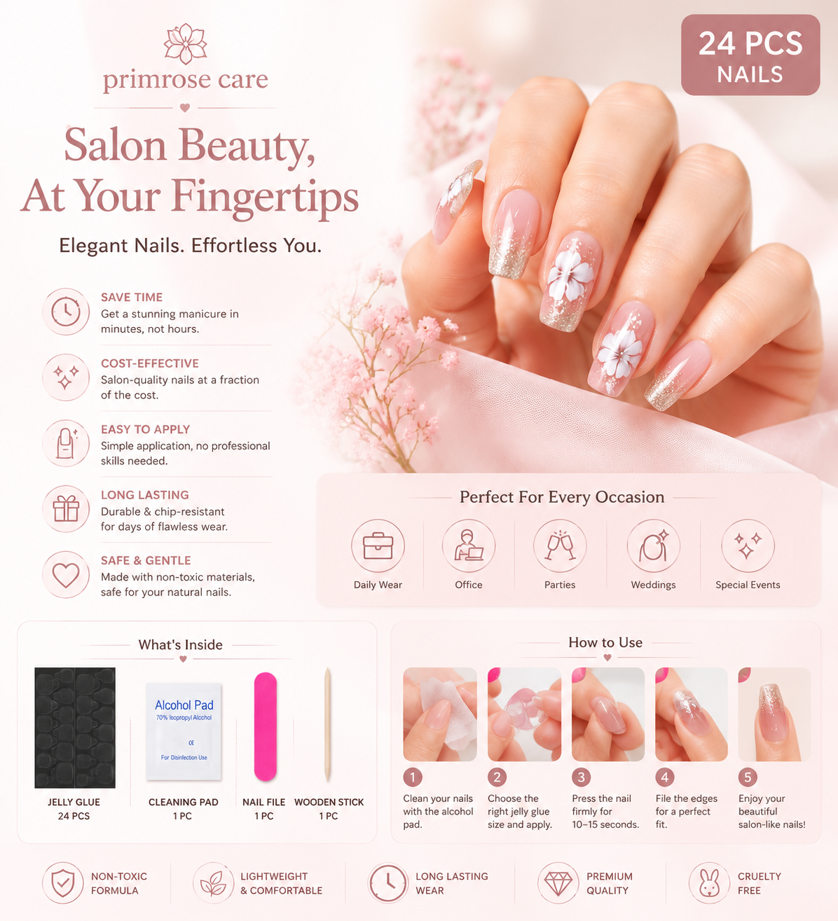 Rosé Bloom Luxe